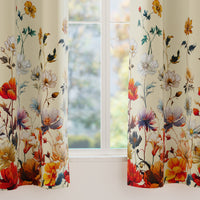 Blackout J2 Beige Curtain (Pack of 2)