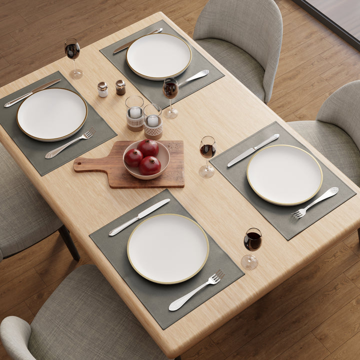 PU Leather Grey Placemat