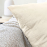 Velvet Cream Cushion Cover