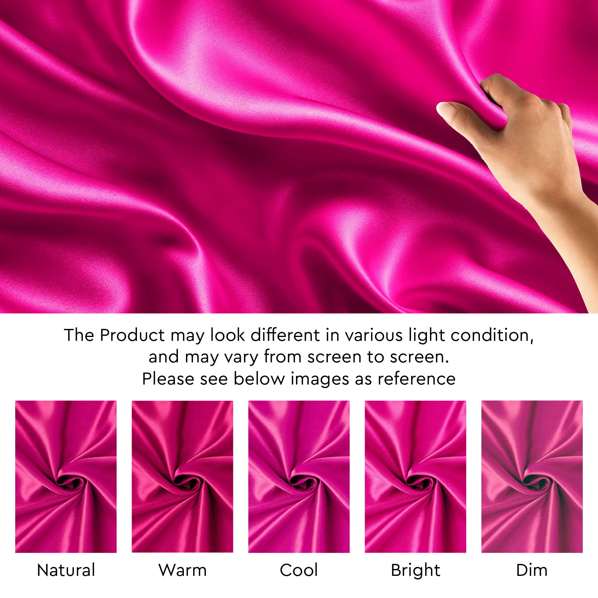 Silky Satin Fabric Material By Meter | 110 Cm Width, Silk & Shiny Fabrics | Fabric For Scrunchies, Dress, Pillowcases, Pajamas, Evening Dress, DIY