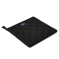 Yarn Dyed Cotton Full Black Potholder (Pack of 4)