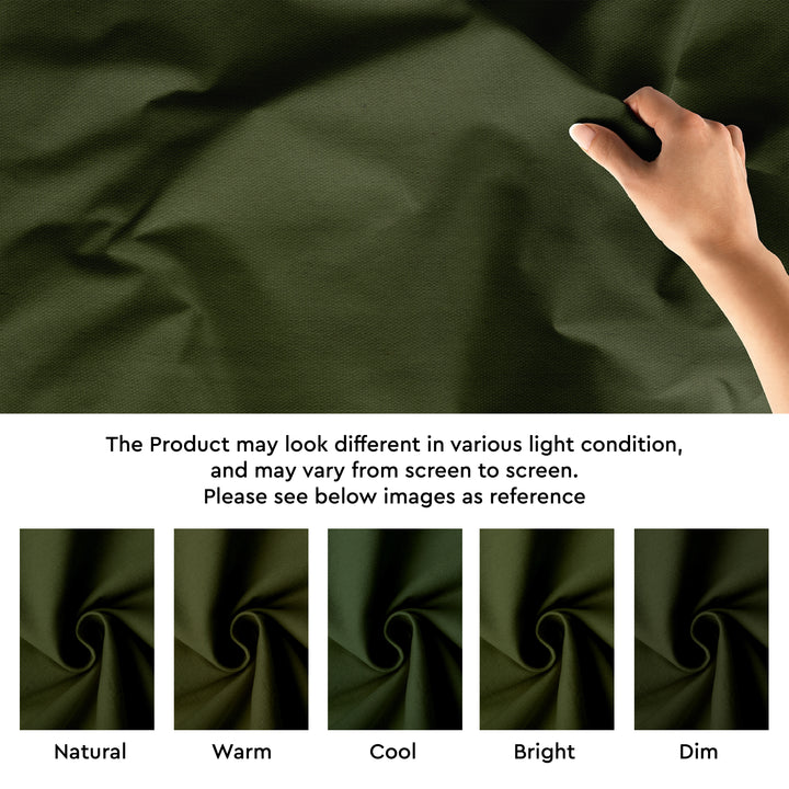 Mercerised Cotton Canvas Fabric, 100x150 cm Wide | Sold by the Metre, Cut to Length | Fabric For Cushions, Sofa Covers, Light Upholstery, Embroidery, Dress Material