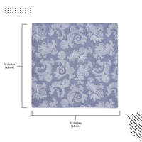 Cotton Blue Table Napkins (Pack of 6)