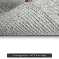 Cotton Light Grey Bathmat (Pack of 2)