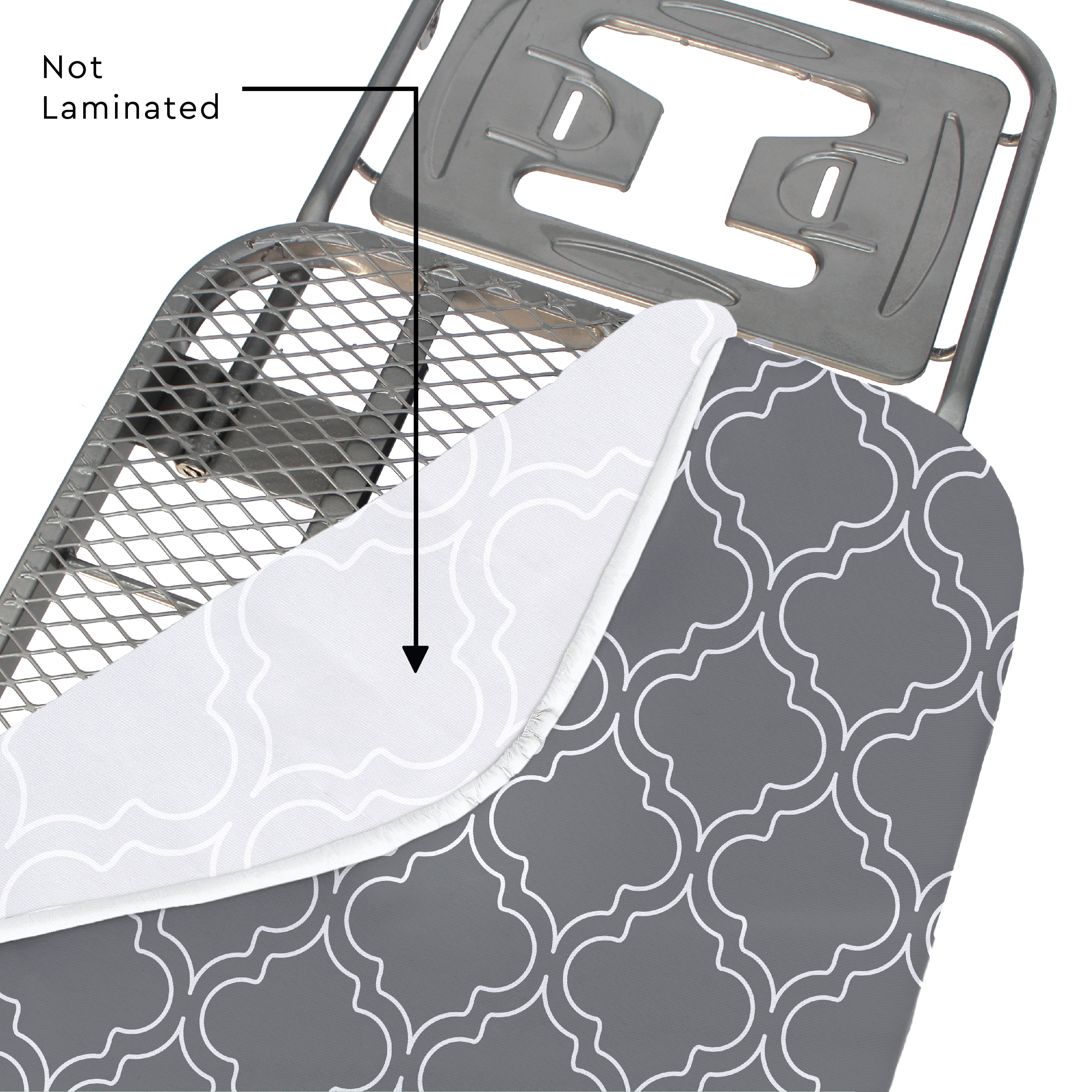 20s Sheeting Grey Tiles Ironing Board Cover (Pack of 1)