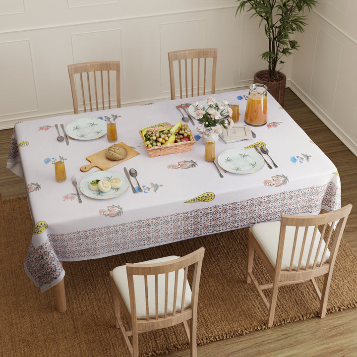 20s Cotton Twill Kashmir Table Cloth (Pack of 1)