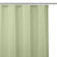 Polyester Mint Shower Curtain (Pack of 1)