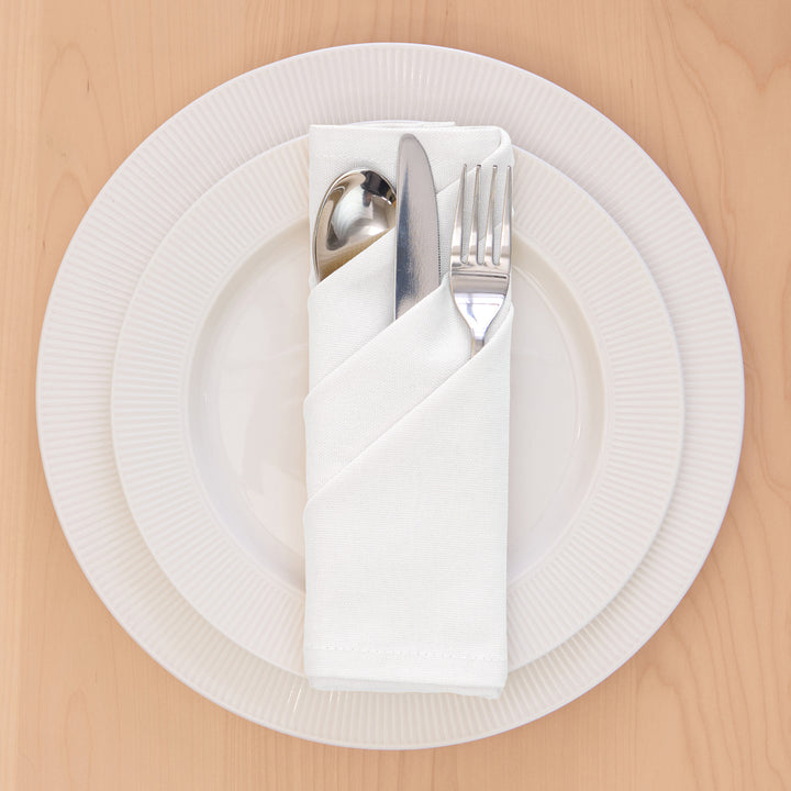 Cotton White Table Napkins (Pack of 6)