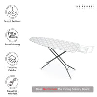 20s Sheeting White Tiles Ironing Board Cover