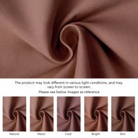 Cotton Tan Table Cloth (Pack of 1)