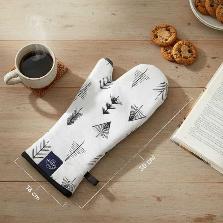 20s Sheeting Black Arrow Oven Gloves (Pack of 2)