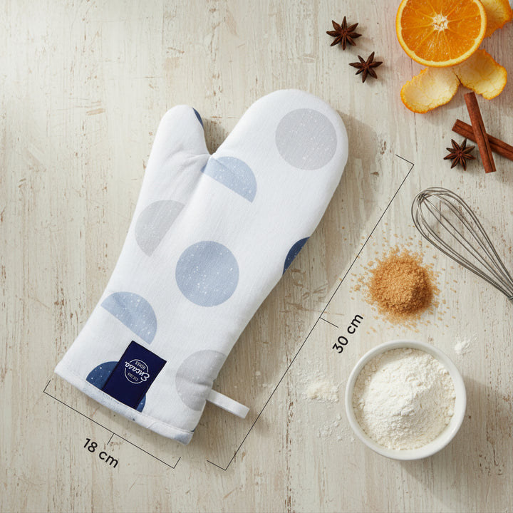 20s Sheeting Blue Moon Oven Gloves (Pack of 2)