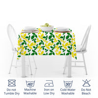 Polyester Leaves Table Cloth (Pack of 1)