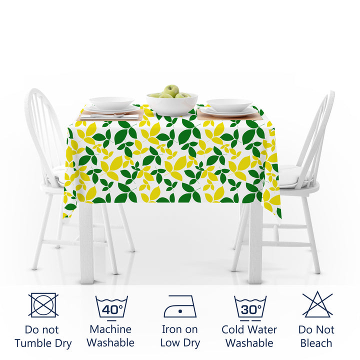 Polyester Leaves Table Cloth (Pack of 1)