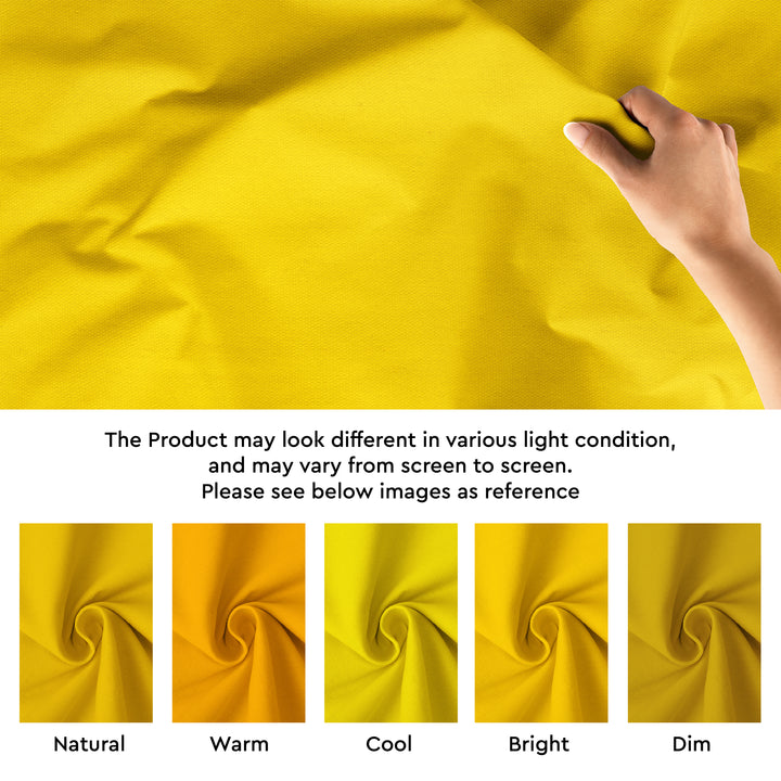 Mercerised Cotton Canvas Fabric, 100x150 cm Wide | Sold by the Metre, Cut to Length | Fabric For Cushions, Sofa Covers, Light Upholstery, Embroidery, Dress Material