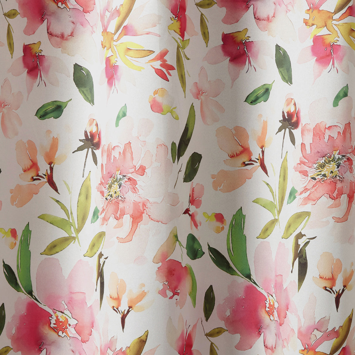Blackout Polyester Fabric - by The Meter - 100 x 117 cm - Floral Digital Print - Blocks Light, Sound & Heat - Perfect for Blackout Blinds, Door Curtains, Window