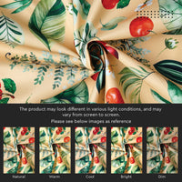 Polyester Cherry Table Cloth (Pack of 1)