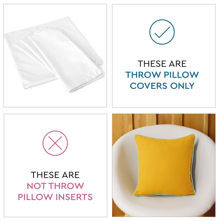 Cotton Mango+Mint Green Cushion Cover (Pack of 2)
