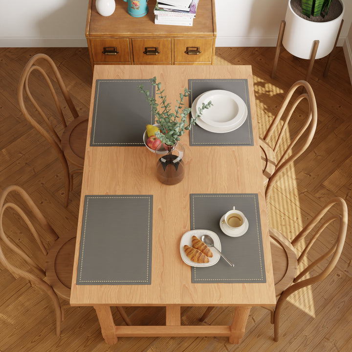 Cotton Grey Placemat (Pack of 4)