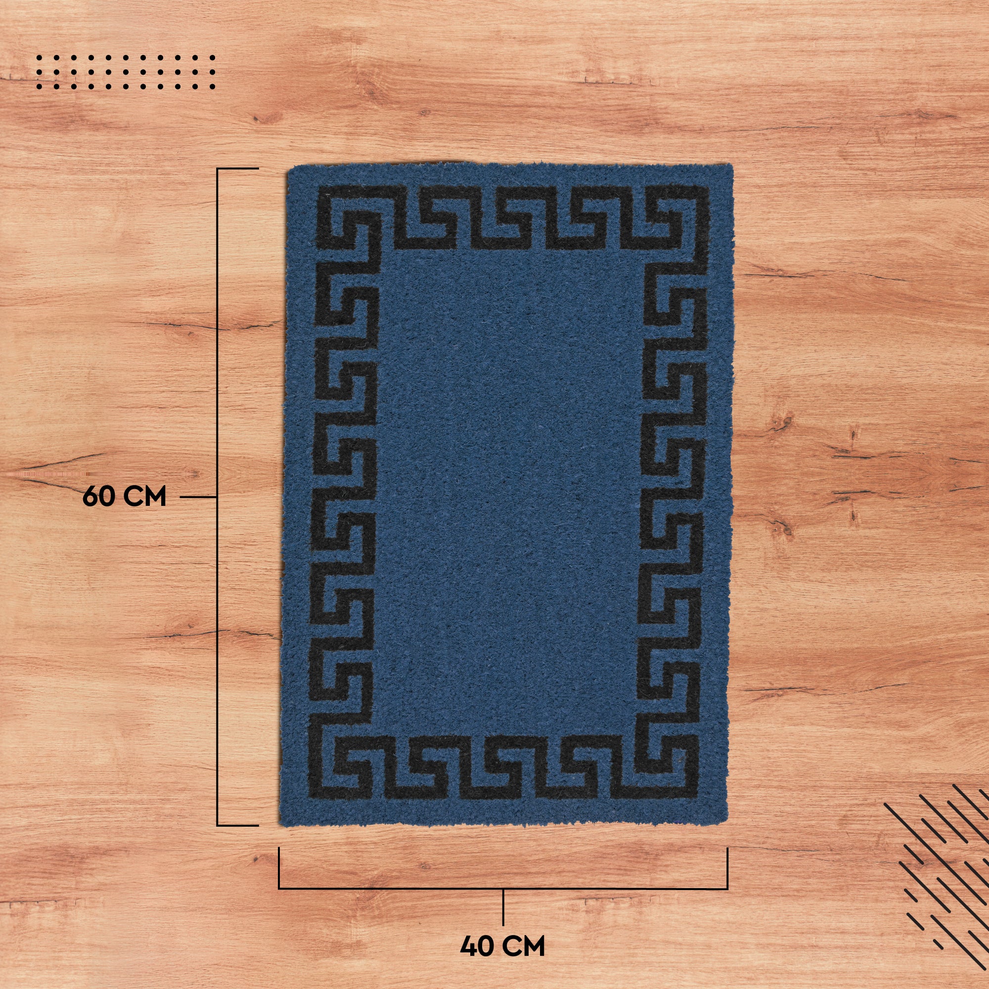 Coir Door Mats for Home Entrance Thick Anti-slip Welcome Doormat with PVC Back | Ideal for Indoor, Outdoor, Patio, Home and Office | Durable and Easy to Clean