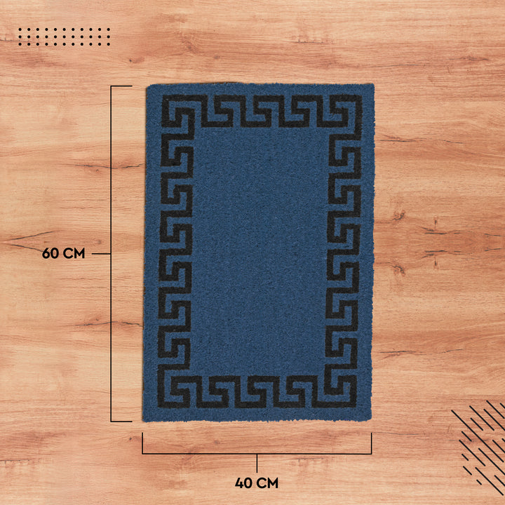 Coir Door Mats for Home Entrance Thick Anti-slip Welcome Doormat with PVC Back | Ideal for Indoor, Outdoor, Patio, Home and Office | Durable and Easy to Clean
