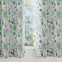 Blackout F1 Green Curtain (Pack of 2)