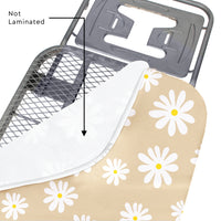 20s Sheeting Daisy Beige Ironing Board Cover (Pack of 1)