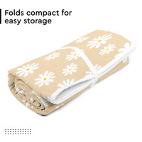 20s Sheeting Daisy Beige Ironing Mat (Pack of 1)