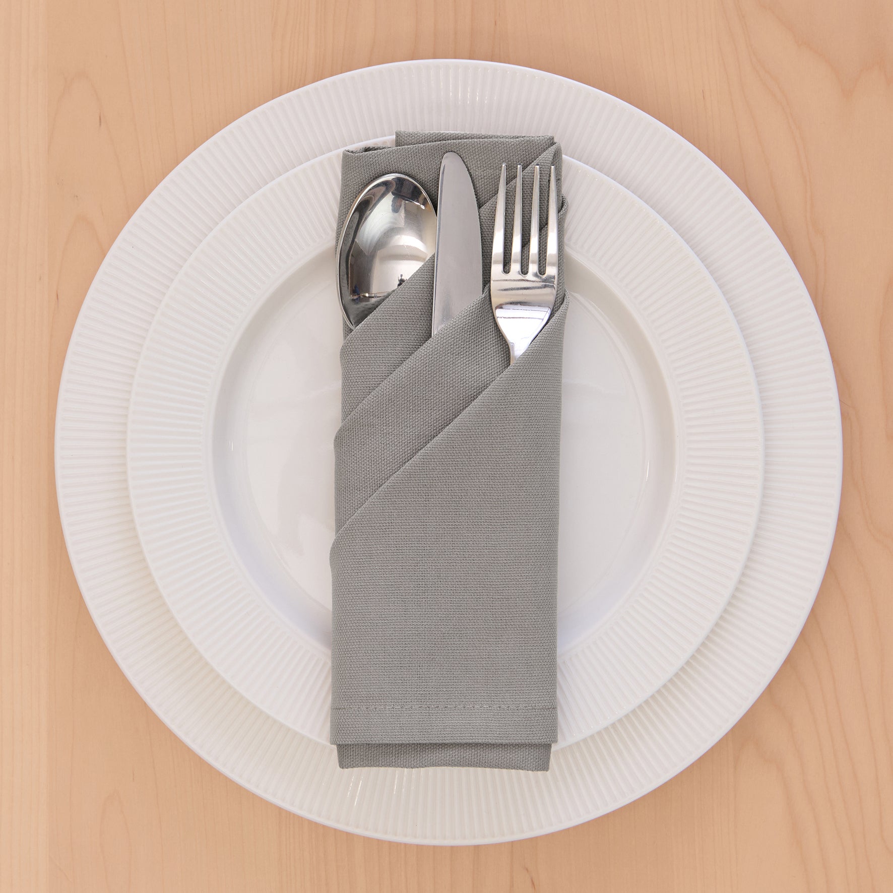 Cotton Grey Table Napkin (Pack of 4)