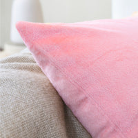Velvet Light Pink Cushion Cover (Pack of 2)