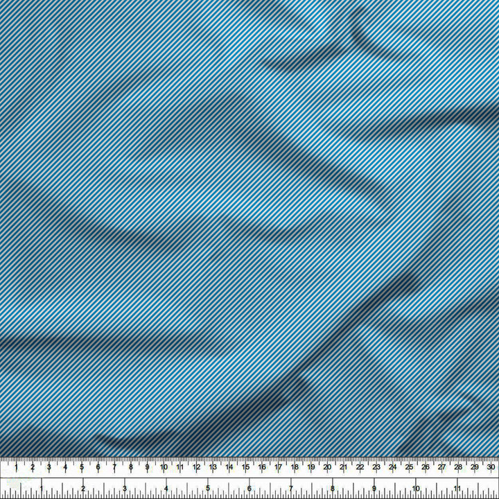 20s Sheeting Blue Line Fabric (1 Meter)