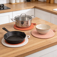 Cotton Coral Multi Combo Trivet