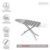 20s Sheeting Grey Bunting Ironing Board Cover