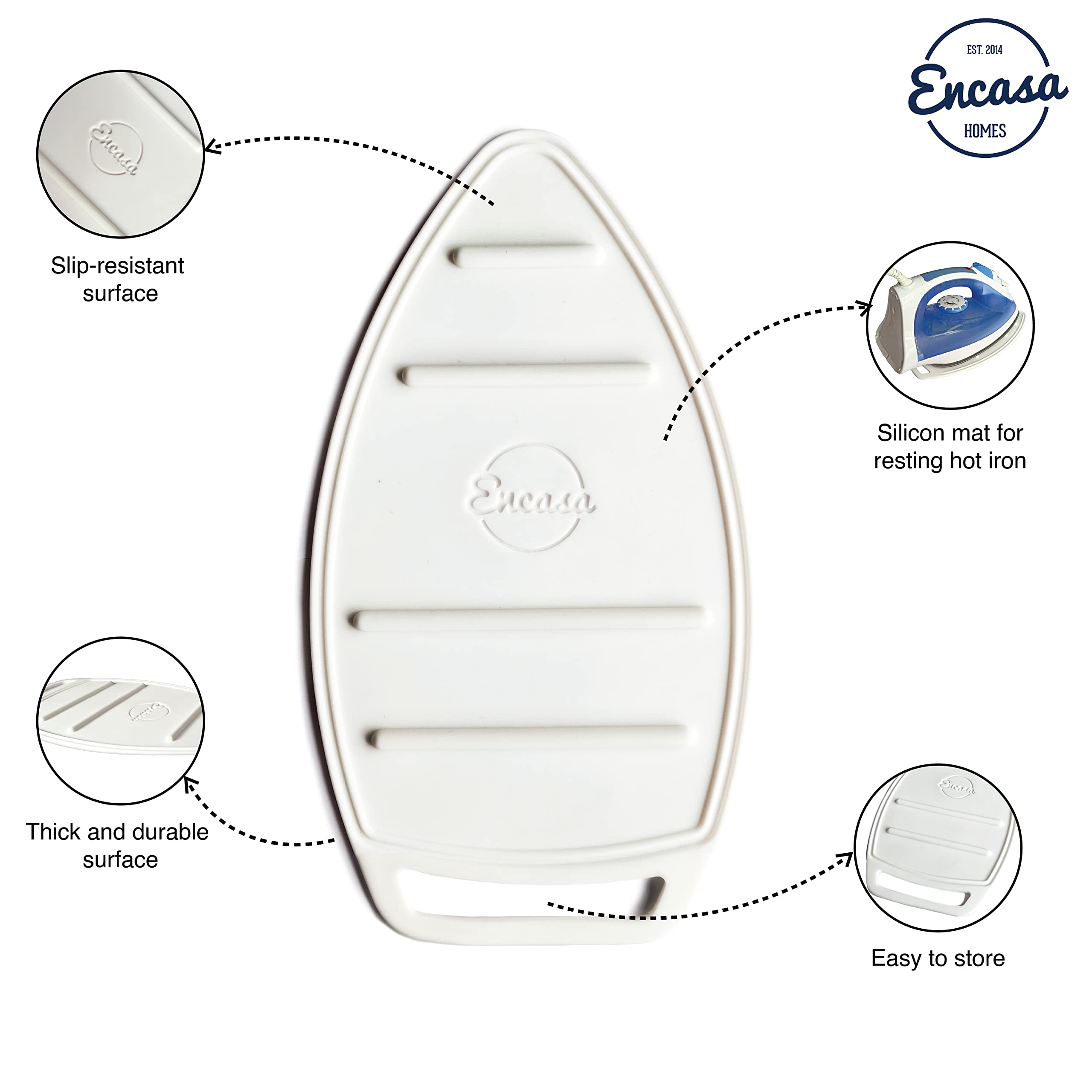 Silicone Mat White Ironing Pad