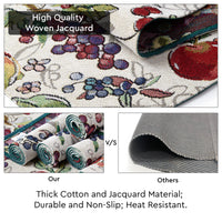 Cotton Fruit Table Runner+Placemat (Pack of 7)