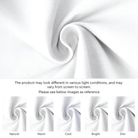 Cotton White Table Cloth (Pack of 1)