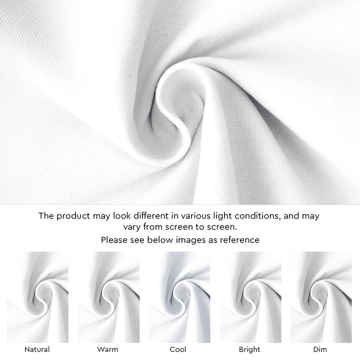 Cotton White Table Cloth (Pack of 1)