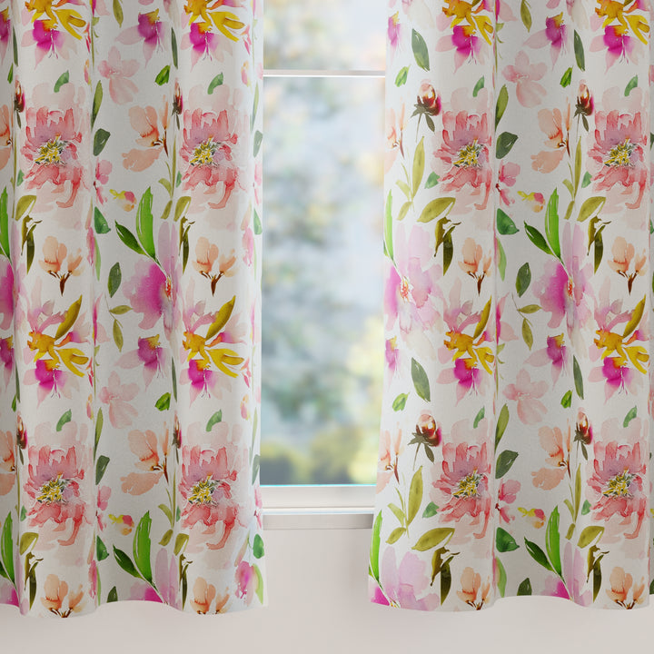 Blackout Polyester F1 Spring Curtain (Pack of 2)