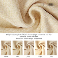 Chenille Natural Table Runner