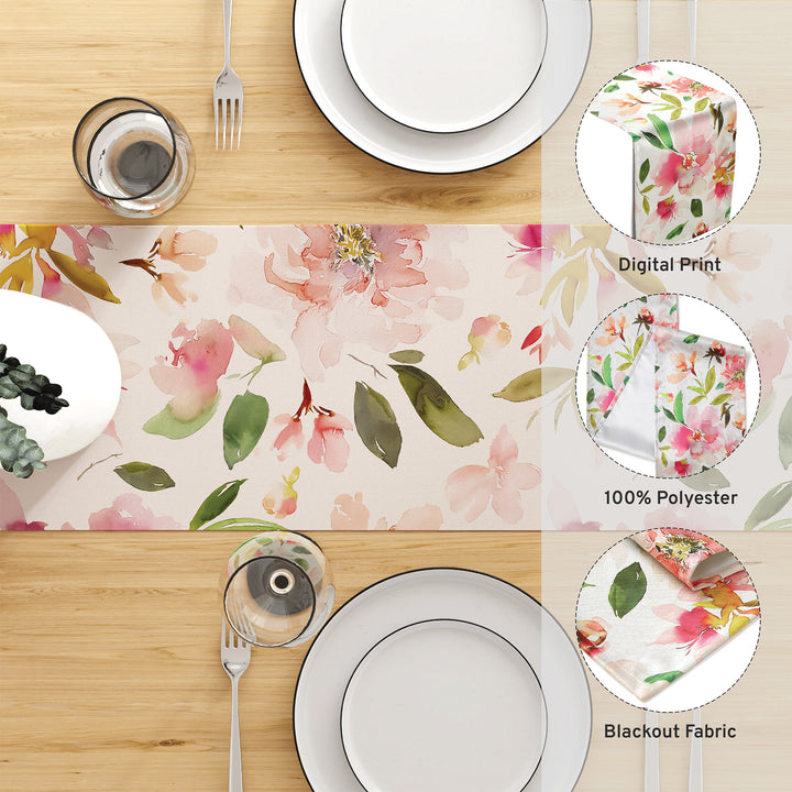 Blackout Polyester F1 Spring Table Runner (Pack of 1)
