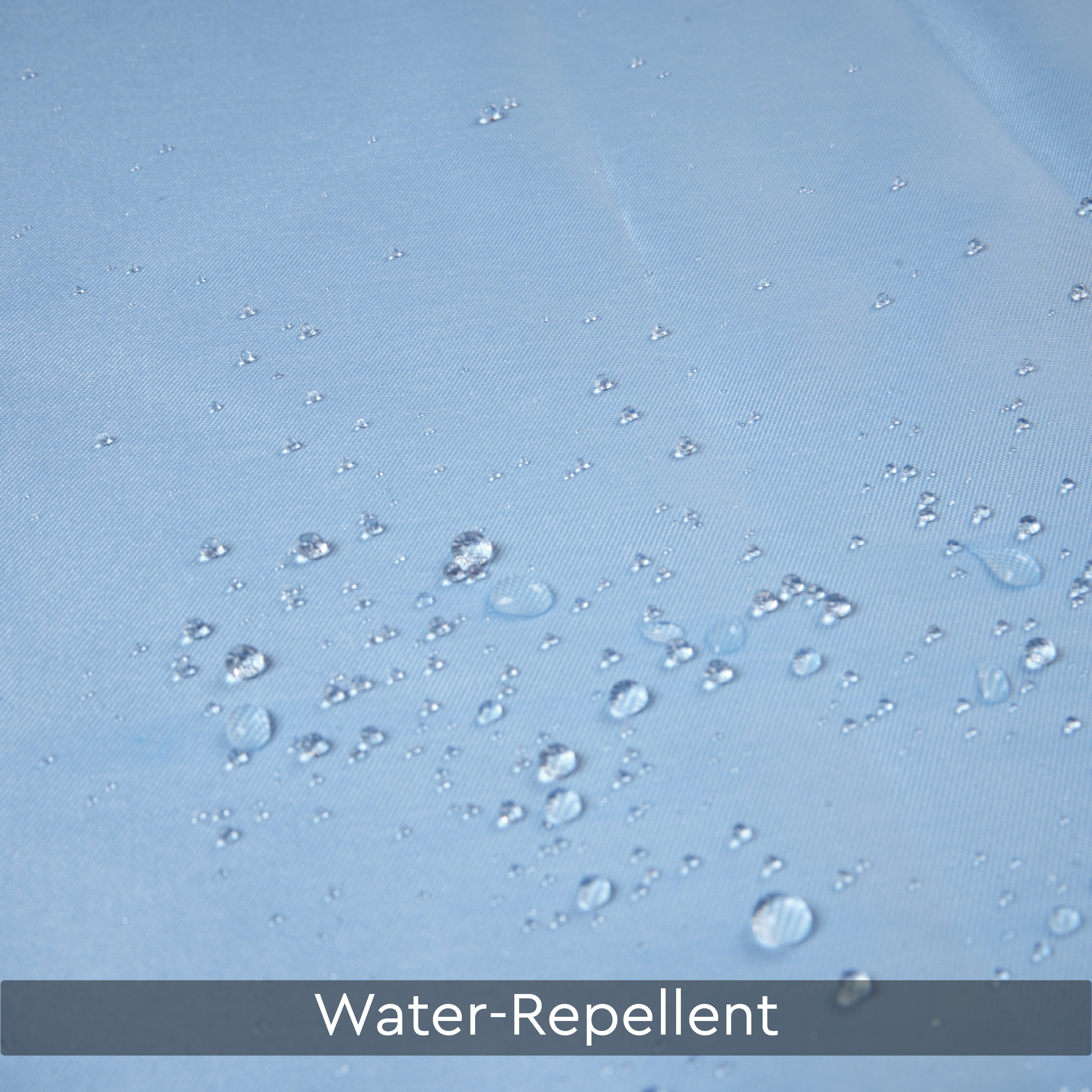 Polyester Blue Shower Curtain (Pack of 1)