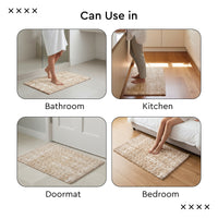 Cotton Rust Orange Bathmat (Pack of 1)