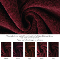 Chenille Maroon Table Runner (Pack of 1)