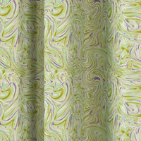 Blackout Polyester Marble Lime Fabric 1 Meter