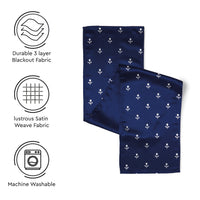 Blackout Buti Navy Blue Table Runner (Pack of 1)
