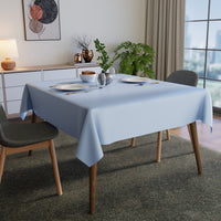 Polyester Blue Table Cloth (Pack of 1)
