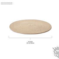 Cotton Beige Placemat (Pack of 6)