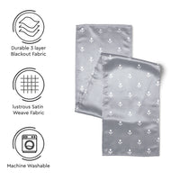 Blackout Buti Medium Grey Table Runner (Pack of 1)