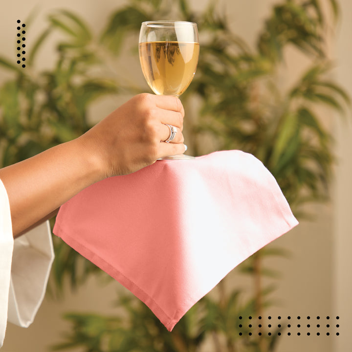 Canvas Coral Table Napkin (Pack of 12)