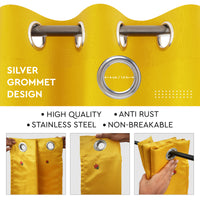 Blackout J2 Yellow Curtain